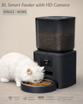 Smart 8L Automatic Pet Feeder — 1080p Camera | App Control