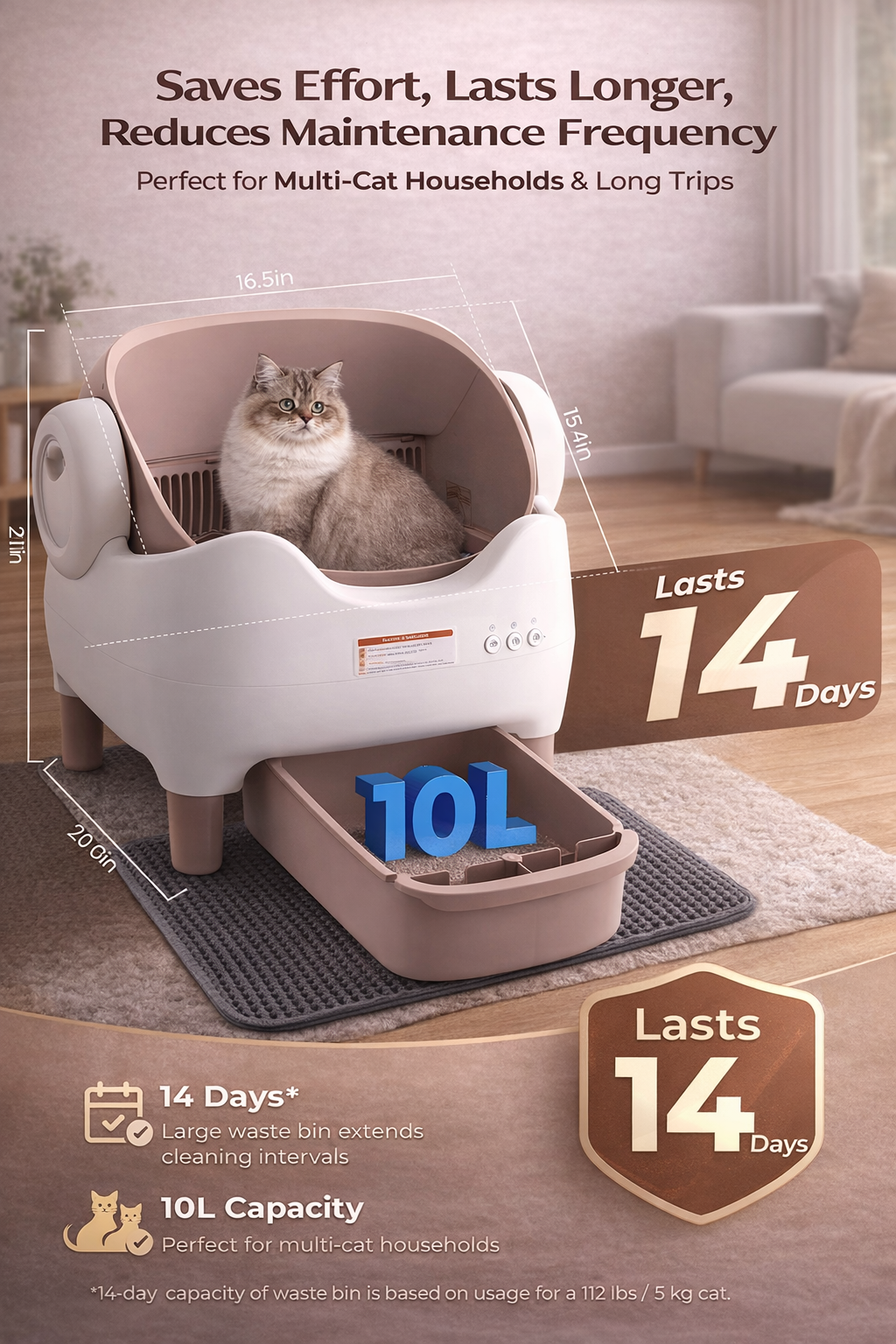 FreshNest Smart Cat Litter Box