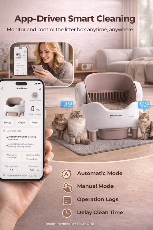 FreshNest Smart Cat Litter Box