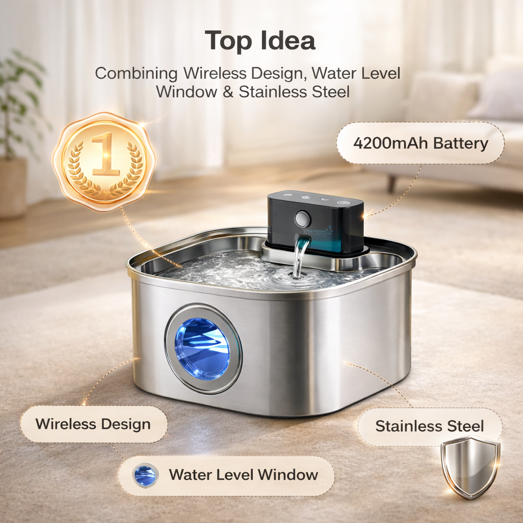PurePaw Wireless Water Fountain