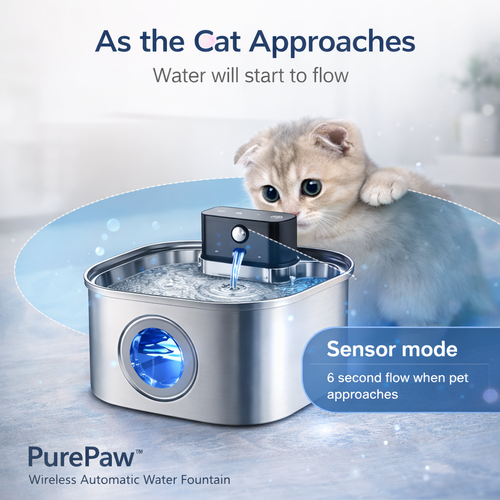 PurePaw Wireless Water Fountain