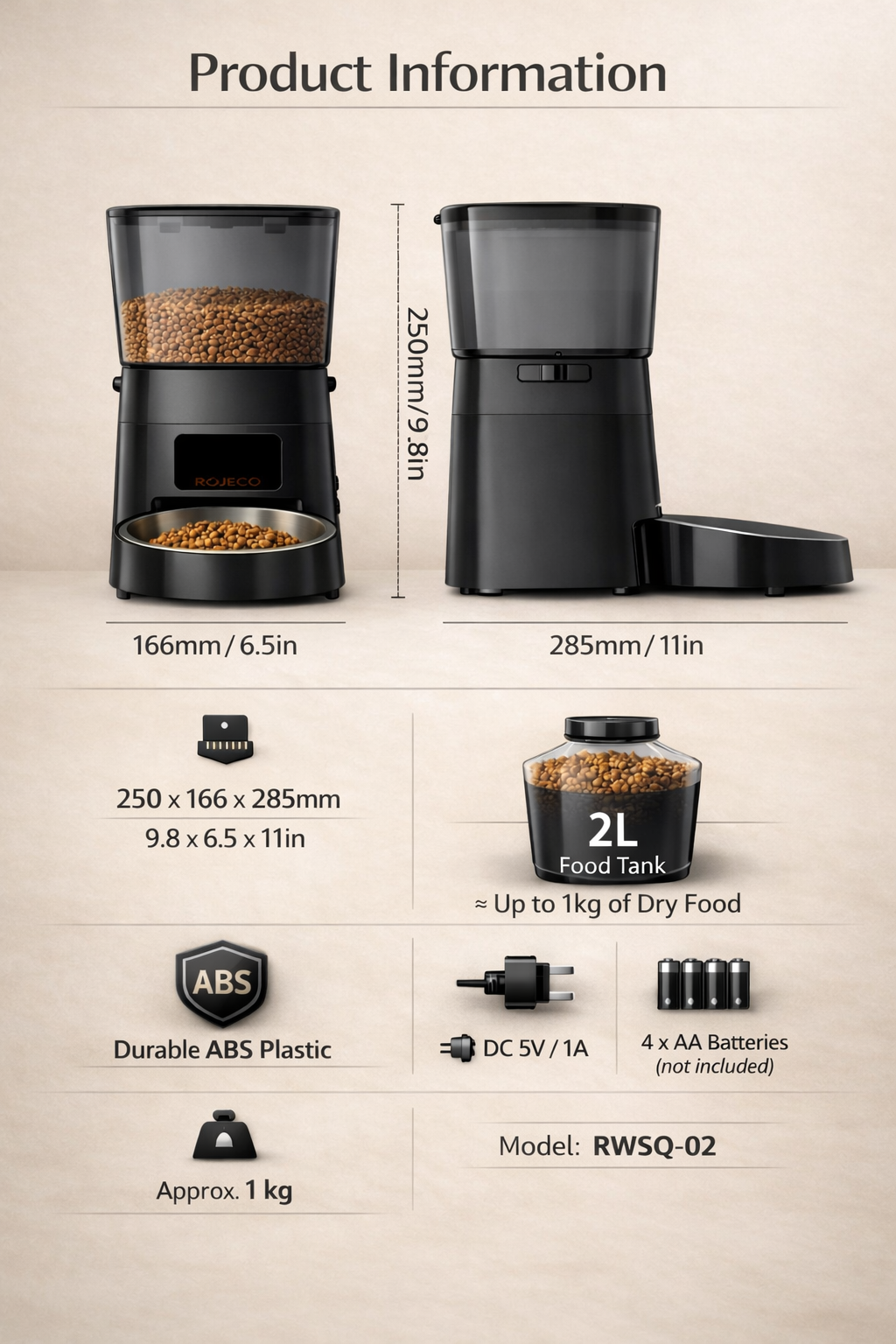 Automatic Pet Feeder - Button Version