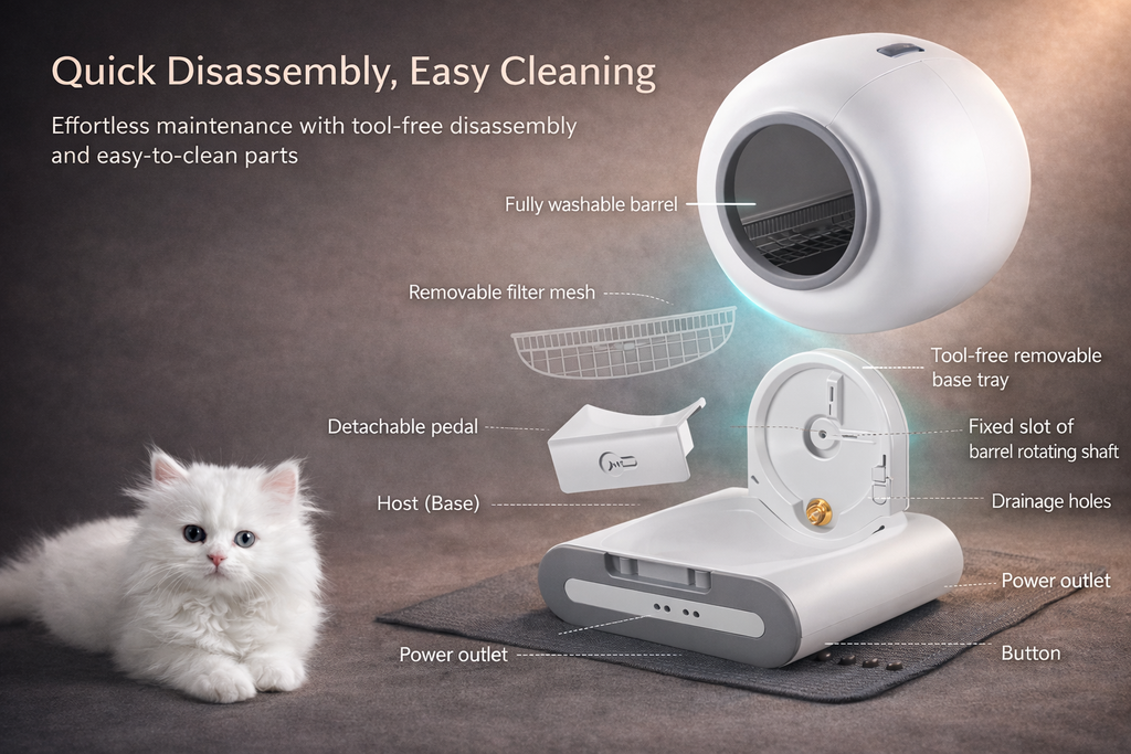 DOEL Smart – Self-Cleaning Cat Litter Box
