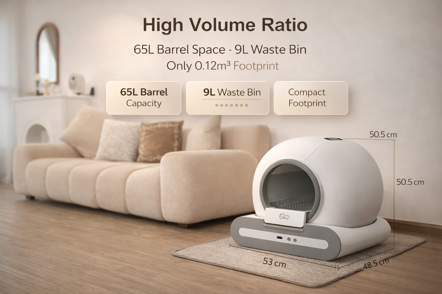 DOEL Smart – Self-Cleaning Cat Litter Box