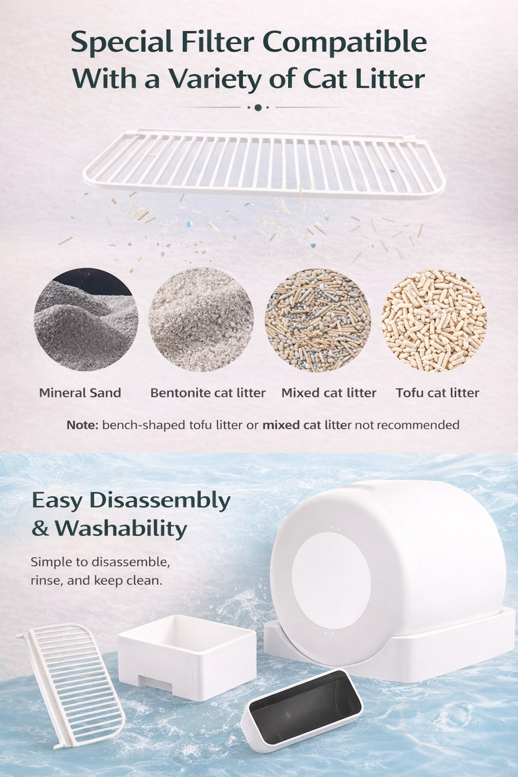 Automatic Smart Cat Litter Box – Large Capacity