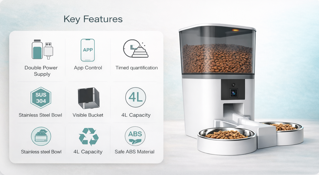 PetVision Smart Dual Bowl Feeder