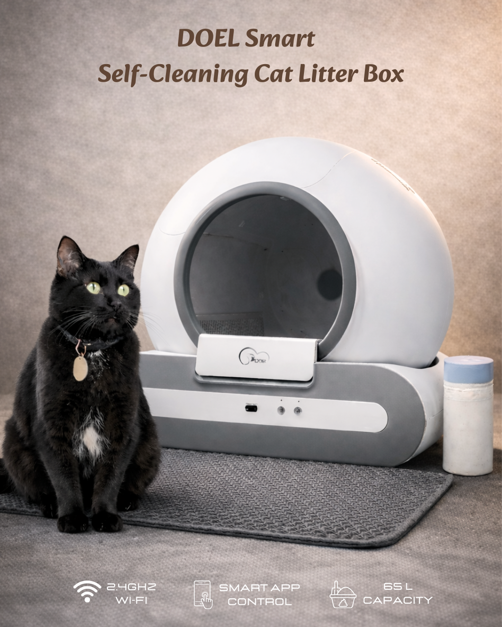 DOEL Smart – Self-Cleaning Cat Litter Box